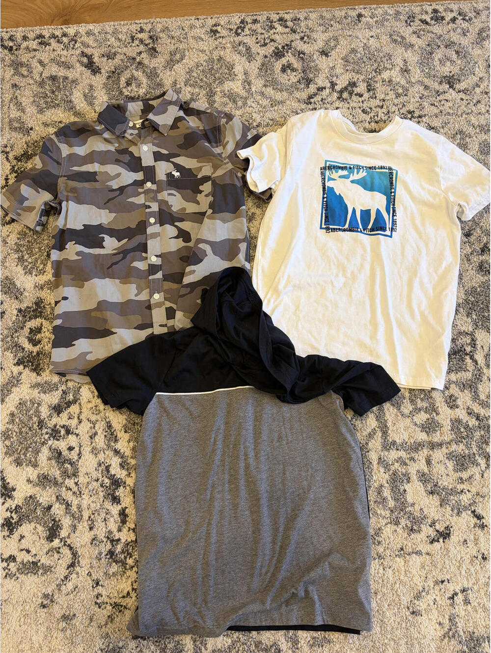 Abercrombie Kids 15/16 Boys Short Sleeve Bundle